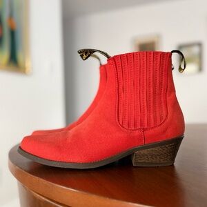 Red Ankle Boots - Duke Boot from Good Guys Don’t Wear Leather